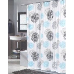 Carnation Home Fashions FSCXL-ISA Isabella Extra Long Shower Curtain - Multi