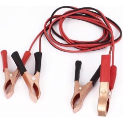 Unique Bargains Double-ended Alligator Battery Booster Clip Connector Clamp Test Lead Cable