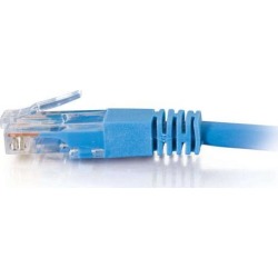 65ft Cat5E 350 MHz Solid Patch Cable - Blue