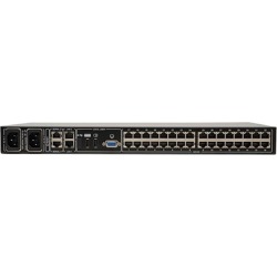 Tripp Lite 32-Port Cat5 1U Rack-Mount KVM Switch with IP Remote Access with 16 USB Dongles, 2+1 User, VGA, USB (B072-032-IP2-K)