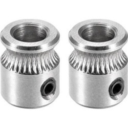 MK8 Drive Gear Direct Extruder Drive 5mm Bore for Reprap Extruder 2pcs