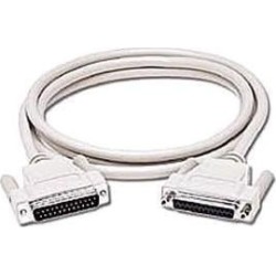 C2G 02657 DB25 M/F Serial RS232 Extension Cable, Beige (100 Feet, 30.48 Meters)