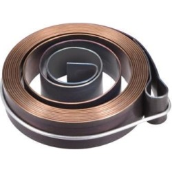 Drill Press Spring Drill Press Quill Feed Return Coil Spring Assembly Spring Steel Chemical Blackening Finish 1540mm Expand Long 56 x 12 x 0.7mm