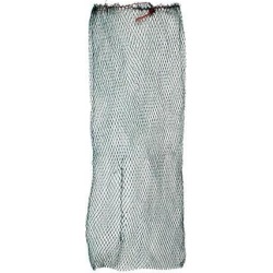 Unique Bargains 0.4' x 0.4' Nylon Flexible Frame Fishing Landing Net Fish Basket Drawstring for Fishermen Crawfish Green