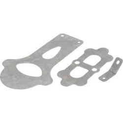 114mm Length Cast Steel Air Compressor Valve Plate Fitting Set 3 in 1