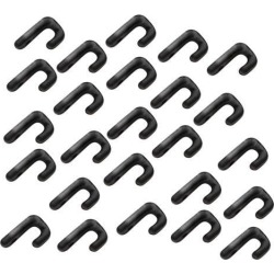25 Pieces Kayak Nylon J Lashing Hook Bungee Hook Kit Canoes Boats