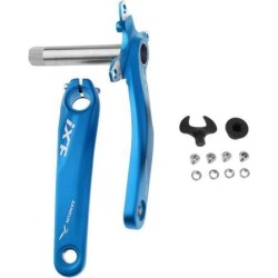Mountain Bike Crankset Aluminum Crank Sprocket and Bottom Bracket Kit Blue
