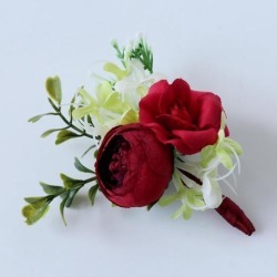 Wedding Corsage Wrist Flower Wedding Supplies Photo Props Corsage red