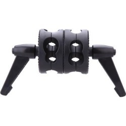 Photography Dual Swiveling Grip Head Angle Clamp for Photo Studio Boom Arm Reflector Holder Stand