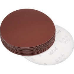 8-inch Hook and Loop Sanding Discs, 1200-Grits Aluminum Oxide Flocking Sandpaper for Random Orbital Sander 15pcs