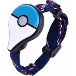 For Pokemon GO Plus Bluetooth Wristband Bracelet Interactive Figure Toys for Nintend Switch Pokemon Go Plus Blue and white automatic