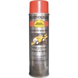 RUST-OLEUM 2364838 Inverted Striping Paint, Red,18oz