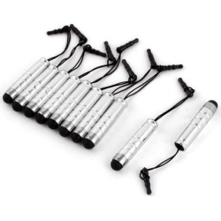 Smart Phone Tablet PC Capacitive Display Touch Screen Stylus Pen Plugy 10pcs