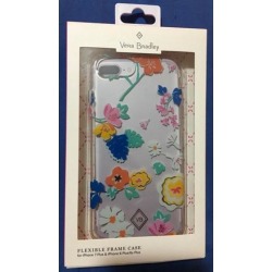 New Vera Bradley Flexible Frame Case For iPhone 8 Plus / 7+ - Santiago Floral