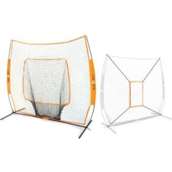 Bow Net Baseball/Softball Big Mouth Portable Net w/ Bow Net Strike Zone Accessory