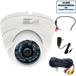 VideoSecu IR Night Vision Weatherproof Indoor Outdoor Security Camera Builit-in 1/3 inch SONY CCD 600 TV Lines High Resolution 3.6 mm Wide Angle Lens