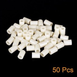 Round Spacers Washers ABS for M4 Screws OD 7mm, ID 4mm, Height 10mm 50pcs
