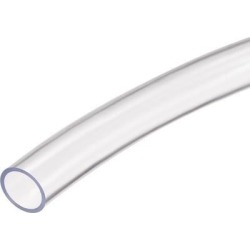 PVC Clear Vinly Tubing,18mm ID x 21mm OD,1 Meter/ 3.28ft, Plastic Flexible Hose Tube, Flex Pipe for Water, Beverage Pump