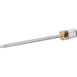 DC 6V 70RPM Gear Motor N20 Speed Reduction Gear DC Motor with M4x100mm Lead Screw Thread Shaft for Electronic Toys Mechanical Arms