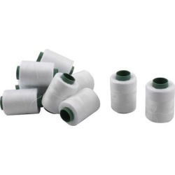 Sewing Quilting Embroidery Cotton Machine Stitching Thread Reel White 10pcs