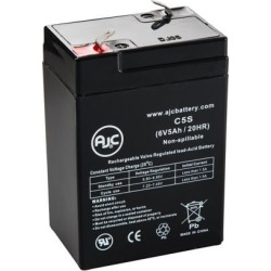 Light L1 6V 5Ah Emergency Light Battery - This is an AJC Brand Replacement