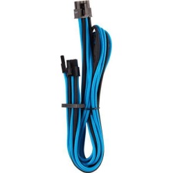 Corsair CP-8920249 Premium Individually Sleeved PCIe (Single Connector) Cables Type 4 Gen 4 - Black/Blue