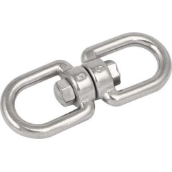M5 304 Stainless Steel Eye to eye Swivel Eye Hook Shackle Connector