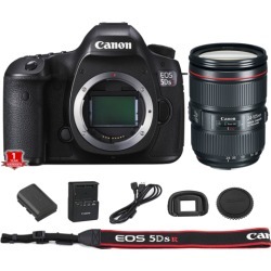 Canon EOS 5DS R DSLR Camera (Body Only) (International Model) with 24-105mm f/4 II Lens Kit