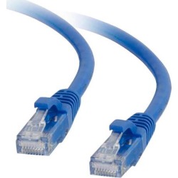 C2G 00395 Cat5e Cable - Snagless Unshielded Ethernet Network Patch Cable, Blue (8 Feet, 2.43 Meters)