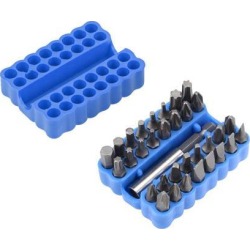 Screwdriver Set 33 in 1 Magnetic Driver Bit Set 25mm Screw Driver Bits 1/4 Inch Hex Shank CrV Screwdriver Tool Kit