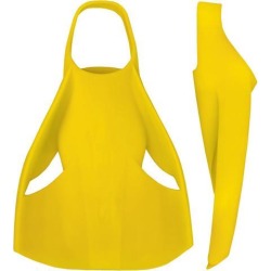FINIS Edge Comfortable Silicone High Speed Training Swim Fins - Large - Yellow