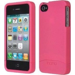 Incipio EDGE PRO Hard Shell Case for Apple iPhone 4/4S - Soft-Touch with Stand (Pink)