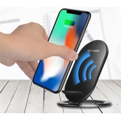 Wireless Mobile Phone Chargers Universal Wireless Fast Charger Mobile Phone Accessories for iPhone 8 iPhone X and Samsung