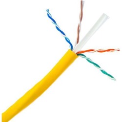 Cable Wholesale Connectors Bulk Cat6 Gray Ethernet Cable, Stranded, UTP