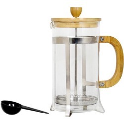 Mr. Coffee 120880.01 Bamboo Cafe 33 oz Coffee Press with Scoop