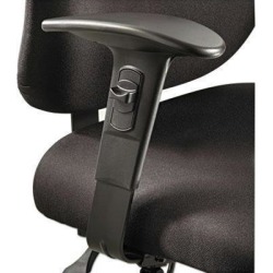 Safco Optional T-Pad Adjustable Arms for Safco Alday 24/7 Task Chair - SAF3399BL
