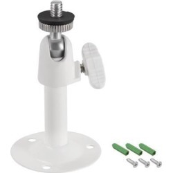 CCTV Camera Mount - Adjustable Indoor/Outdoor Sercurity Camera Mounting Brackets 80mm Height Aluminum White