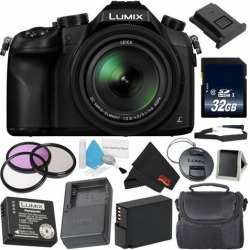 Panasonic Lumix DMC-FZ1000 Digital Camera 4K Point & Shoot Camera Deluxe Combo