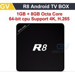 Quad Core ARM Cortex R8 Rockchip RK3128t CS-918T 1G/8G Android 4.4 TV Box XBMC DLNA OTG 1080P Bluetooth 4.0 WiFi Set Top Box