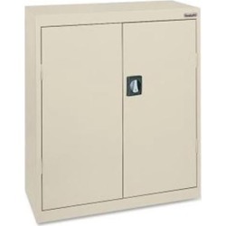 Lorell Steel Storage Cabinets 36'x18'x42' Putty 41304