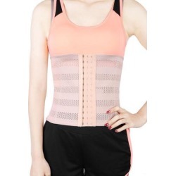 Skin Color L Size Breathable Elastic Postpartum Abdominal Shaping Belt Belly Wrapping Shaper Cincher Corset Shapewear