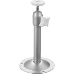 CCTV Camera Mount - Adjustable Indoor/Outdoor Camera Mounting Brackets 170mm Height 88mm Dia Silver Tone