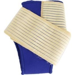 Unique Bargains Open Heel Sports Feet Protection Ankle Support Brace with Hook-and-Loop fastener Strap