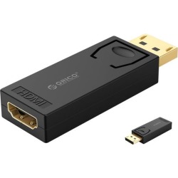 ORICO DisplayPort to VGA Adapter HDMI 4K Converter Male to Female 3840*2160@60Hz Compatible for PC Laptop and More