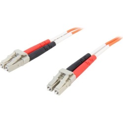 Cables To Go 33109 19.69 ft. LC/LC Duplex 62.5/125 M/M Multimode Fiber Patch Cable - Orange