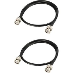 RG58 Coaxial Cable with BNC Male to BNC Male Connectors 50 Ohm 20 Inch 2pcs