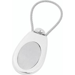 Unique Bargains 8.5cm Length Steel Wire Rope Key Chain Metal Pendant Keyring Key Ring