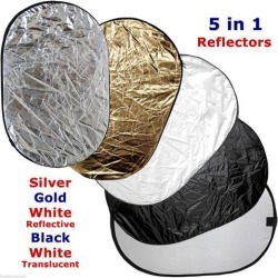 Collapsible Multi Lighting Reflector 40X60' 5-n-1 Photo Studio Photography New!