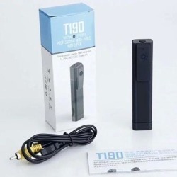 T190 MINI CLIP ON FULL HD 1080p 180º WIDE ANGLE LENS CAMERA DVR VIDEO AUDIO RECORDER Pen