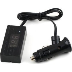 12V/24V Mini Auto Digital LED Voltmeter Car Voltage Gauge Battery Meter